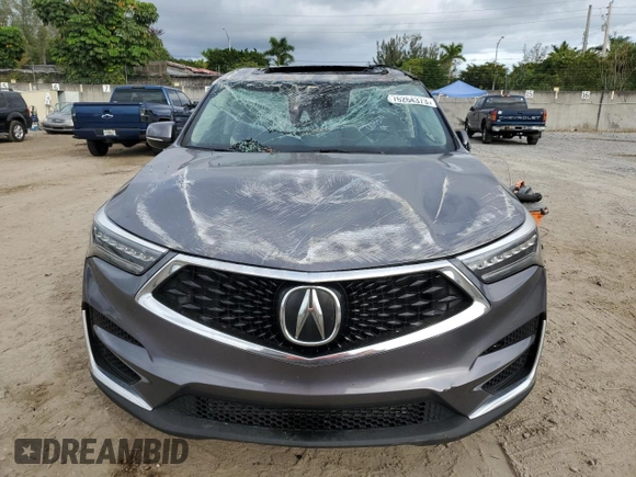 2021 Acura RDX with VIN 5J8TC1H39ML009374, listed as a Copart auction lot 76264373 with 0 mi miles. Bid and sale history available at carsss.com. Image 5.