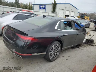 2023 Genesis G90 e-SC with VIN KMTFC4SD1PU015734, listed as a Copart auction lot 42756765 with 0 mi miles and Non Repairable. Bid and sale history available at carsss.com. Image 3.