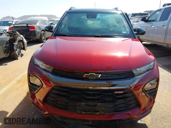 2023 Chevrolet TrailBlazer RS with VIN KL79MUSL4PB168116, listed as a IAAI auction lot 41889397 with 10,800 mi miles and . Bid and sale history available at DreamBid. Image 13.