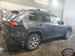 2021 Toyota RAV4 LE with VIN 2T3F1RFV4MW153139, listed as a Copart auction lot 45971955 with 33,991 mi miles and Salvage Title. Bid and sale history available at carsss.com. Image 3.
