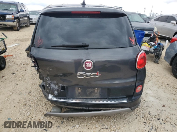 2014 FIAT 500L Trekking with VIN ZFBCFADH1EZ019373, listed as a Copart auction lot 87916725 with 75,862 mi miles and Salvage Title. Bid and sale history available at DreamBid. Image 6.
