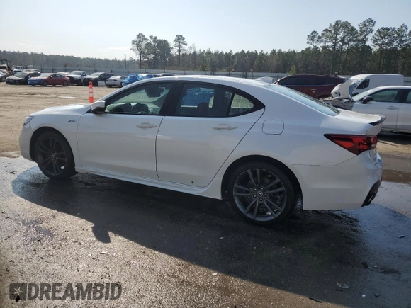 2020 Acura TLX w/A-Spec Pkg with VIN 19UUB1F64LA010723, listed as a Copart auction lot 44362595 with 96,818 mi miles and Salvage Title. Bid and sale history available at carsss.com. Image 2.