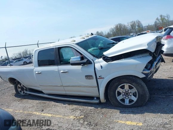 2013 Ram 2500 Laramie Longhorn with VIN 3C6UR5LL7DG522840, listed as a IAAI auction lot 41970385 with 145,144 mi miles and . Bid and sale history available at DreamBid. Image 13.