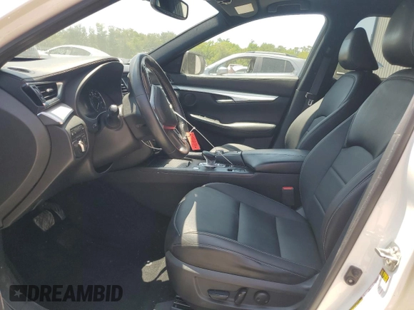 2021 Infiniti QX50 Luxe z VIN 3PCAJ5BA1MF120269, wystawiony jako Copart lot #58156515 z przebiegiem 65 464 mil mil oraz Szkoda całkowita • Salvage title. Historia ofert i sprzedaży dostępna na DreamBid. Obrazek 7.