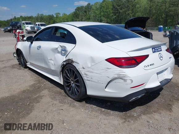2021 Mercedes-Benz CLS 450 with VIN W1K2J5KB8MA089730, listed as a IAAI auction lot 42050262 with 53,971 mi miles and . Bid and sale history available at DreamBid. Image 3.