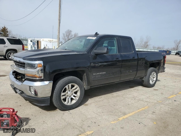 2017 Chevrolet Silverado 1500 LT with VIN 1GCVKREC0HZ400137, listed as a Copart auction lot 49123825 with 111,554 mi miles and Salvage Title. Bid and sale history available at carsss.com. Image 1.