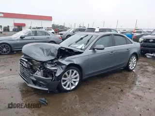 2013 Audi A4 Premium Plus with VIN WAUFFAFL7DN050223, listed as a IAAI auction lot 40444635 with 107,807 mi miles. Bid and sale history available at carsss.com. Image 2.