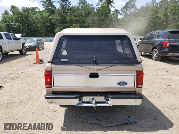 1992 Ford Ranger with VIN 1FTCR10U9NUD33891, listed as a Copart auction lot 57463225 with 78,267 mi miles and Salvage title. Bid and sale history available at DreamBid. Image 6.