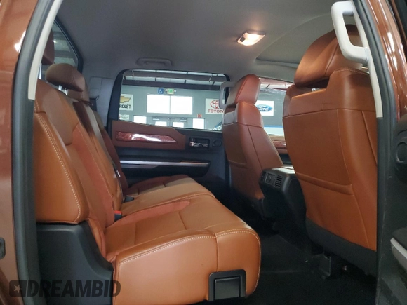 2017 Toyota Tundra Platinum with VIN 5TFAY5F1XHX653027, listed as a Copart auction lot 53504875 with 167,825 mi miles and Clean title. Bid and sale history available at DreamBid. Image 10.