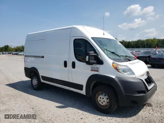 2019 Ram ProMaster Cargo Van with VIN 3C6TRVBG6KE557023, listed as a Copart auction lot 57196174 with 192,735 mi miles and Salvage Title. Bid and sale history available at carsss.com. Image 4.