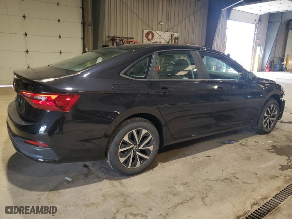2023 Volkswagen Jetta S with VIN 3VW5M7BU2PM028163, listed as a Copart auction lot 50949515 with 6,605 mi miles and Salvage Title. Bid and sale history available at carsss.com. Image 3.