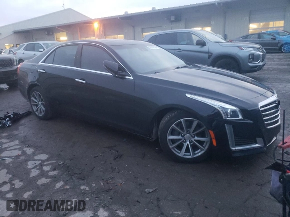 2019 Cadillac CTS Sedan Luxury RWD with VIN 1G6AR5SS9K0100383, listed as a Copart auction lot 85297504 with 106,952 mi miles and Salvage Title. Bid and sale history available at carsss.com. Image 4.
