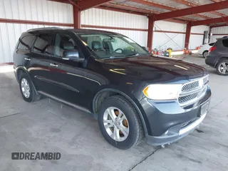 2013 Dodge Durango Crew with VIN 1C4RDHDG0DC616982, listed as a IAAI auction lot 42141275 with 178,752 mi miles. Bid and sale history available at carsss.com. Image 1.