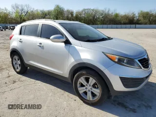 2013 Kia Sportage LX with VIN KNDPB3A25D7532576, listed as a Copart auction lot 52648775 with 92,335 mi miles and Salvage Title. Bid and sale history available at carsss.com. Image 4.
