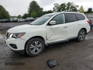 2019 Nissan Pathfinder SV with VIN 5N1DR2MMXKC650340, listed as a Copart auction lot 57943145 with 84,899 mi miles and Salvage title. Bid and sale history available at DreamBid. Image 1.