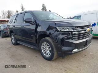 2023 Chevrolet Tahoe LT z VIN 1GNSCNKD2PR320429, wystawiony jako IAAI lot #41473602 z przebiegiem 55 222 mil mil oraz . Historia ofert i sprzedaży dostępna na DreamBid. Obrazek 1.