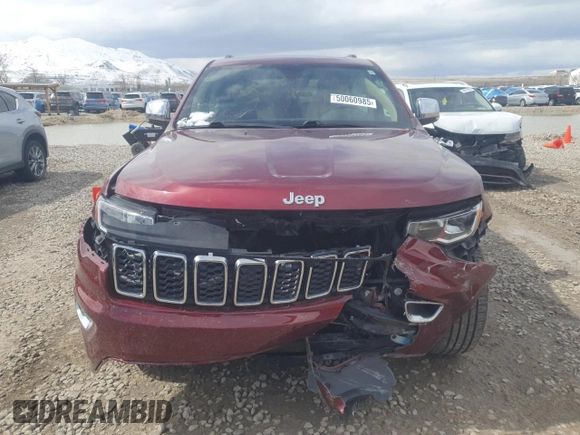 2018 Jeep Grand Cherokee Sterling Edition with VIN 1C4RJFBG1JC280500, listed as a Copart auction lot 50060985 with 68,280 mi miles and Salvage Title. Bid and sale history available at carsss.com. Image 5.