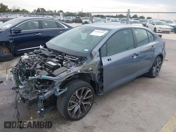 2022 Toyota Corolla SE with VIN 5YFS4MCE6NP132723, listed as a IAAI auction lot 41685699 with 25,228 mi miles. Bid and sale history available at carsss.com. Image 18.