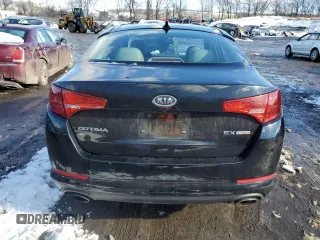 2011 Kia Optima EX with VIN KNAGN4A66B5157495, listed as a Copart auction lot 43417765 with 133,770 mi miles and Salvage Title. Bid and sale history available at carsss.com. Image 6.