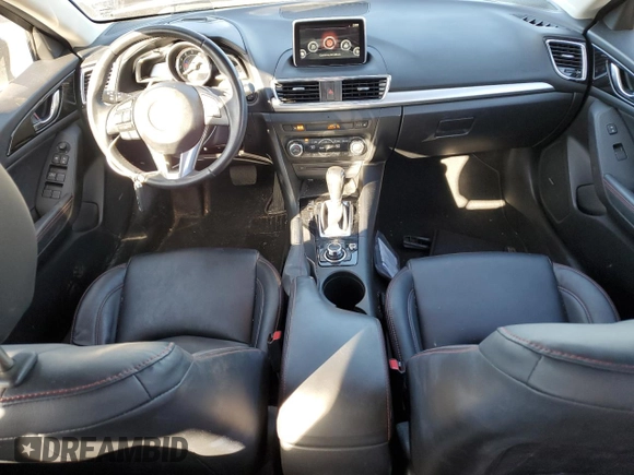 2014 Mazda 3 S Touring with VIN JM1BM1L39E1205634, listed as a Copart auction lot 42619665 with 118,100 mi miles and Salvage Title. Bid and sale history available at DreamBid. Image 8.