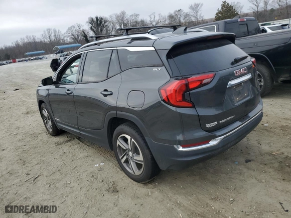 2019 GMC Terrain SLT with VIN 3GKALPEV7KL143675, listed as a Copart auction lot 43737325 with 85,738 mi miles and Salvage Title. Bid and sale history available at carsss.com. Image 2.