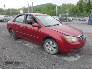 2009 Kia Spectra EX with VIN KNAFE221395657384, listed as a IAAI auction lot 42234902 with 47,080 mi miles and . Bid and sale history available at DreamBid. Image 1.