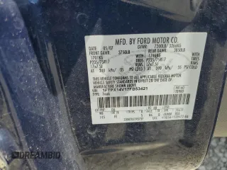 2007 Ford F-150 XLT with VIN 1FTPX14V17FB53421, listed as a Copart auction lot 64643425 with 188,196 mi miles and Clean title. Bid and sale history available at DreamBid. Image 12.