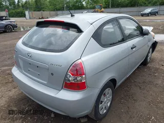 2007 Hyundai Accent GS with VIN KMHCM36C97U038622, listed as a IAAI auction lot 42280940 with 88,995 mi miles and . Bid and sale history available at DreamBid. Image 4.