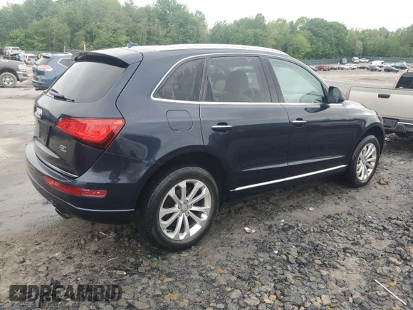 2016 Audi Q5 Premium with VIN WA1C2AFP4GA056085, listed as a Copart auction lot 57154305 with 125,205 mi miles and Salvage title. Bid and sale history available at DreamBid. Image 3.