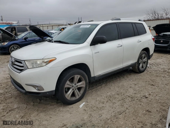 2011 Toyota Highlander Limited with VIN 5TDYK3EHXBS047727, listed as a Copart auction lot 45052425 with 208,059 mi miles and Clean Title. Bid and sale history available at carsss.com. Image 1.