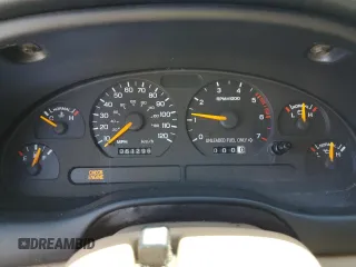 1998 Ford Mustang with VIN 1FAFP4447WF156297, listed as a Copart auction lot 60757265 with 61,296 mi miles and Salvage title. Bid and sale history available at DreamBid. Image 9.