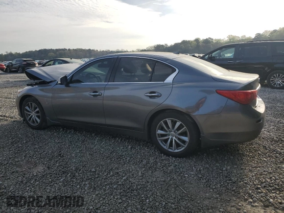 2015 Infiniti Q50 Premium with VIN JN1BV7AP3FM340598, listed as a Copart auction lot 50459855 with 104,938 mi miles and Salvage Title. Bid and sale history available at carsss.com. Image 2.