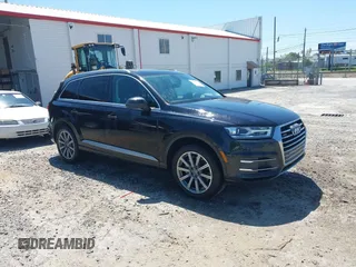 2019 Audi Q7 Premium with VIN WA1AHAF71KD029374, listed as a IAAI auction lot 42132512 with 53,583 mi miles and . Bid and sale history available at DreamBid. Image 1.