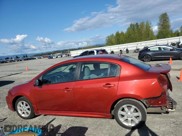 2011 Nissan Sentra SR with VIN 3N1AB6AP0BL639369, listed as a Copart auction lot 54150185 with 163,040 mi miles and Salvage Title. Bid and sale history available at DreamBid. Image 2.