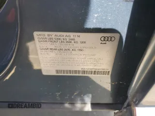 2015 Audi Q5 Premium Plus с VIN WA1LFAFPXFA078529, выставлен на аукционе Copart как лот 53486515 с пробегом 157 692 миль миль и Списание • Salvage title. История ставок и продаж доступна на DreamBid. Изображение 14.