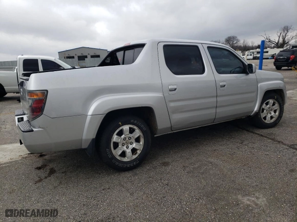 2008 Honda Ridgeline RTL with VIN 2HJYK16538H514143, listed as a Copart auction lot 43135715 with 202,865 mi miles and Salvage Title. Bid and sale history available at carsss.com. Image 3.