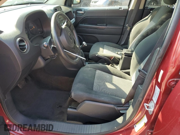 2016 Jeep Compass Sport with VIN 1C4NJDBB3GD722882, listed as a Copart auction lot 62368765 with Not provided miles and Salvage title. Bid and sale history available at DreamBid. Image 7.