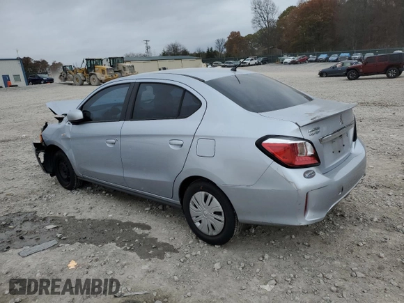 2021 Mitsubishi Mirage ES with VIN ML32FUFJ7MHF01737, listed as a Copart auction lot 82225724 with 71,327 mi miles and Salvage title. Bid and sale history available at DreamBid. Image 2.