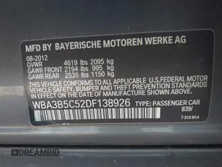 2013 BMW 3 Series 328i xDrive z VIN WBA3B5C52DF138926, wystawiony jako IAAI lot #42256316 z przebiegiem 158 240 mil mil oraz . Historia ofert i sprzedaży dostępna na DreamBid. Obrazek 9.