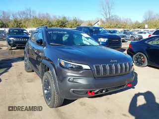 2022 Jeep Cherokee Trailhawk with VIN 1C4PJMBX9ND522235, listed as a IAAI auction lot 41738257 with 24,911 mi miles and . Bid and sale history available at DreamBid. Image 1.