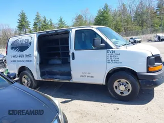 2014 Chevrolet Express Cargo Van with VIN 1GCWGFCA3E1130871, listed as a IAAI auction lot 42166083 with 279,624 mi miles. Bid and sale history available at carsss.com. Image 13.