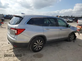 2019 Honda Pilot EX-L with VIN 5FNYF5H49KB013887, listed as a Copart auction lot 44258315 with 159,115 mi miles and Salvage title. Bid and sale history available at DreamBid. Image 3.