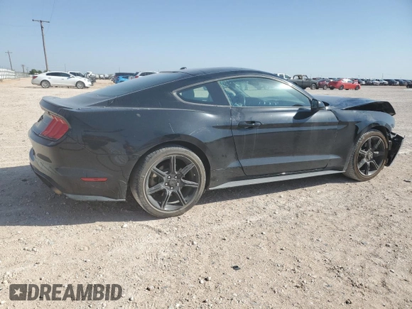 2019 Ford Mustang EcoBoost with VIN 1FA6P8TH2K5112042, listed as a Copart auction lot 53453085 with 107,923 mi miles and Salvage Title. Bid and sale history available at carsss.com. Image 3.