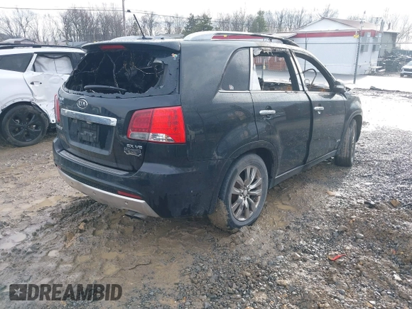 2013 Kia Sorento SX with VIN 5XYKWDA20DG364370, listed as a IAAI auction lot 41108533 with 146,124 mi miles and . Bid and sale history available at DreamBid. Image 4.