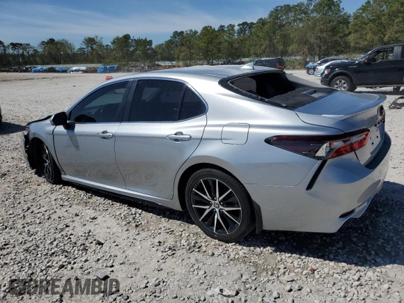 2023 Toyota Camry SE with VIN 4T1G11AK0PU751342, listed as a Copart auction lot 49345515 with 22,887 mi miles and Salvage Title. Bid and sale history available at DreamBid. Image 2.