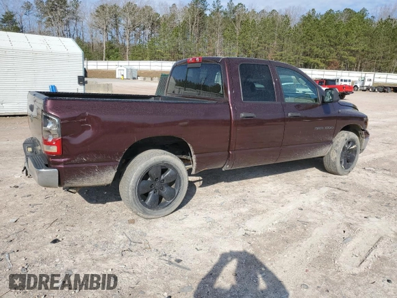 2005 Dodge 1500 SLT with VIN 1D7HA18D45J544330, listed as a Copart auction lot 50038735 with 189,333 mi miles and Salvage Title. Bid and sale history available at DreamBid. Image 3.