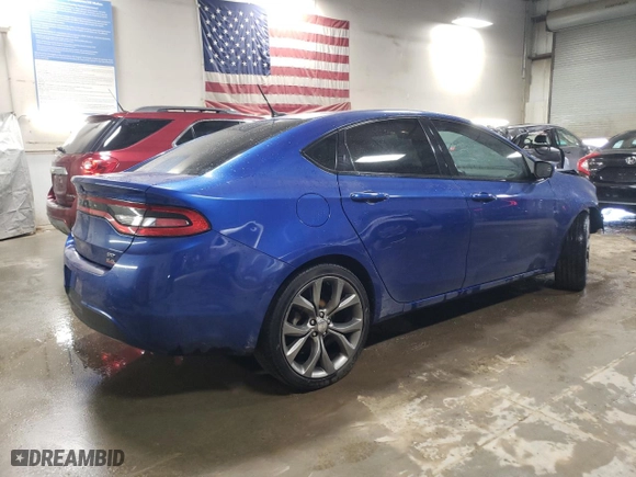 2014 Dodge Dart SXT with VIN 1C3CDFBB2ED747154, listed as a Copart auction lot 47682905 with 175,377 mi miles and Salvage Title. Bid and sale history available at carsss.com. Image 3.