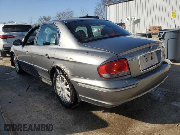 2003 Hyundai Sonata GLS with VIN KMHWF35H43A778742, listed as a Copart auction lot 48564195 with 0 mi miles and Salvage Title. Bid and sale history available at carsss.com. Image 2.