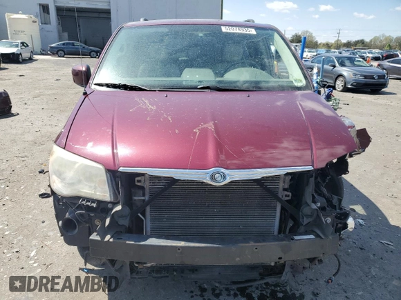 2008 Chrysler Town & Country Touring with VIN 2A8HR54P18R709169, listed as a Copart auction lot 52074935 with 0 mi miles and Clean Title. Bid and sale history available at carsss.com. Image 5.