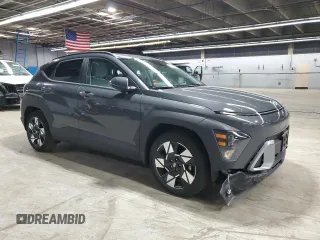2024 Hyundai Kona SEL with VIN KM8HC3AB3RU138337, listed as a Copart auction lot 50745135 with 9,455 mi miles and Salvage Title. Bid and sale history available at DreamBid. Image 4.